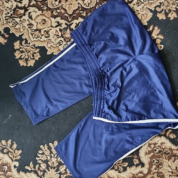 STARTER Blue and White Stripe Jogger Sweatpants Athletic Fit; Navy, Size:XL - Picture 2 of 13